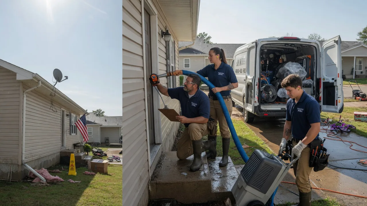 Ceiling Water Damage Restoration in Natrona, WY near me